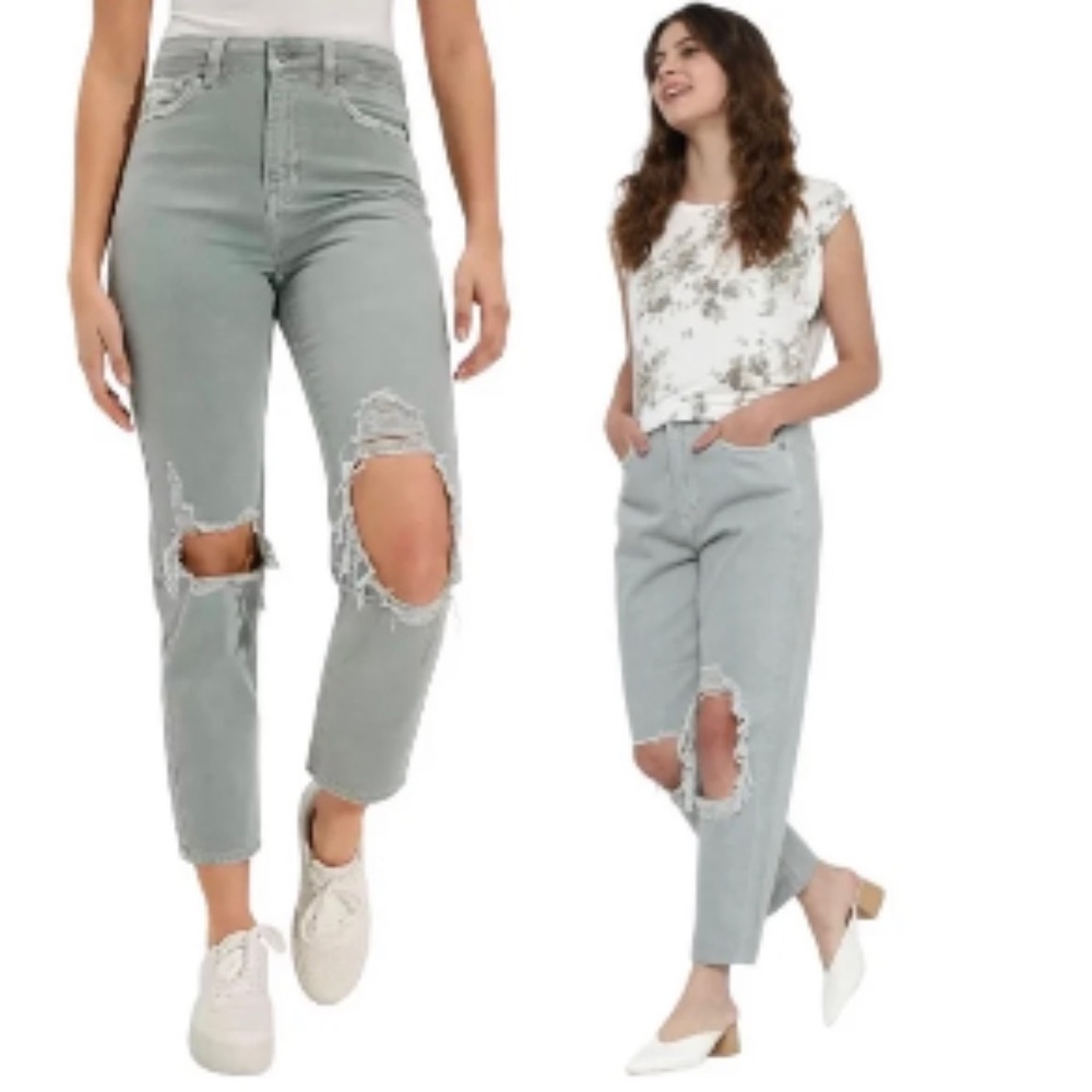 Sage green American Eagle jeans size 4